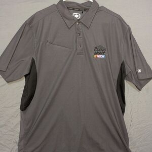 NASCAR Men's Gray Polo Shirt